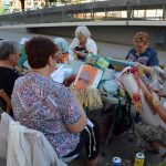 Trobada a la plaça de les Puntaires