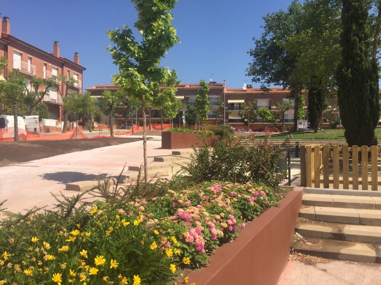 Les obres de la plaça Santa Maria són a punt d’acabar i les del Pla estaran enllestides a l’agost