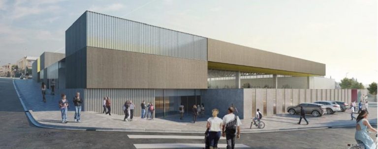 En marxa les obres de construcció del nou pavelló triple esportiu a Can Cases