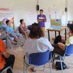 Reunió de treball dels joves del projecte Atípics