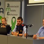 Albert López, Albert López, cap de policia de proximitat de l'ABP dels Mossos d'Esquadra de Martorell. Setmana de l'Alzheimer. AMA Martorell. Biblioteca Martorell