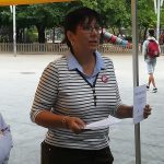Mercè Figueras (Moviment d'Esquerres). Acte del referèndum de l'1-O