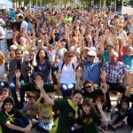 Crida per la democràcia. Acte d'Òmnium Cultural. Rambla de Les Bòbiles