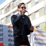 Crida per la democràcia. Acte d'Òmnium Cultural. Rambla de Les Bòbiles. Arnau Tordera