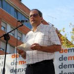 Crida per la democràcia. Acte d'Òmnium Cultural. Rambla de Les Bòbiles. Quim Torra