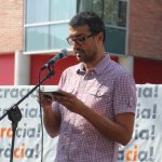 Crida per la democràcia. Acte d'Òmnium Cultural. Rambla de Les Bòbiles. Jordi Gibert