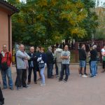 Cues per votar davant la llar d'infants Les Torretes