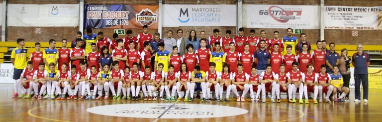 El Sala5 Martorell presenta la setantena de jugadors de la present temporada