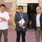 Concentració de rebuig a l'empresonament de Jordi Sánchez i Jordi Cuixart
