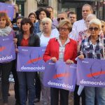 Concentració de rebuig a l'empresonament de Jordi Sánchez i Jordi Cuixart