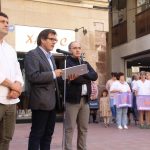 Concentració de rebuig a l'empresonament de Jordi Sánchez i Jordi Cuixart
