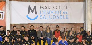 L’Handbol Martorell ha presentat els 18 equips que formen l’estructura groc-i-negra de la temporada esportiva Presentació Club Handbol Martorell