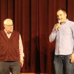 Víctor Pujol i Albert Fernández. Castanyada de l'Esplai d'Avis de La Vila. El Progrés