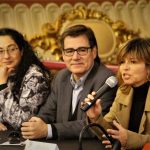 Consell d'Infants. Míriam Riera, Xavier Fonollosa i Núria Canal. El Progrés