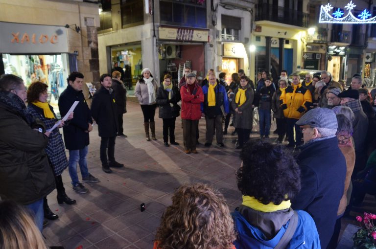 Les entitats sobiranistes reclamen la llibertat dels Jordis dos mesos després d’entrar a la presó
