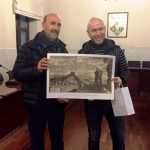 Francisco Martorell i el regidor Sergi Corral