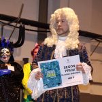 Lliurament de premis del Carnaval. 2n Premi Millor Disfressa. Colla Pop Corn