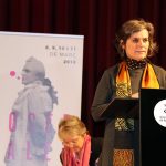 Mònica Pagès, presentadora de la Final del 2n Concurs de Cant Josep Palet