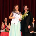 Paula Sánchez-Valverde i la soprano Marta Mathéu. Final del 2n Concurs de Cant Josep Palet