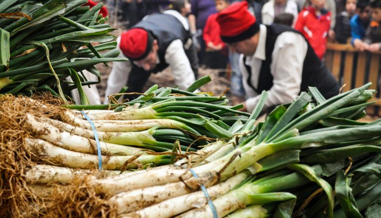 Calçots i mel, protagonistes de la primera fira de productes de temporada a la Vila