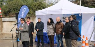 Comencen les obres per construir l’Estació de Tractament d’Aigua Potable Acte primera pedra ETAP Sorea