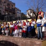 Caramelles. Cantada a la plaça 25 de Setembre