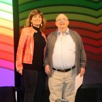 43è Premi Vila de Martorell. La regidora Núria Canal i el premiat Jacint Soler