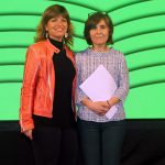 43è Premi Vila de Martorell. La regidora Núria Canal i la premiada Amparo López