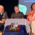 50è aniversari de l'Institut Pompeu Fabra. Miquel Vives, Andrés Martínez i Eloísa Díaz
