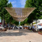 Tendals a la rambla de Les Bòbiles