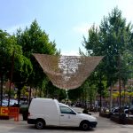 Tendals a la rambla de Les Bòbiles