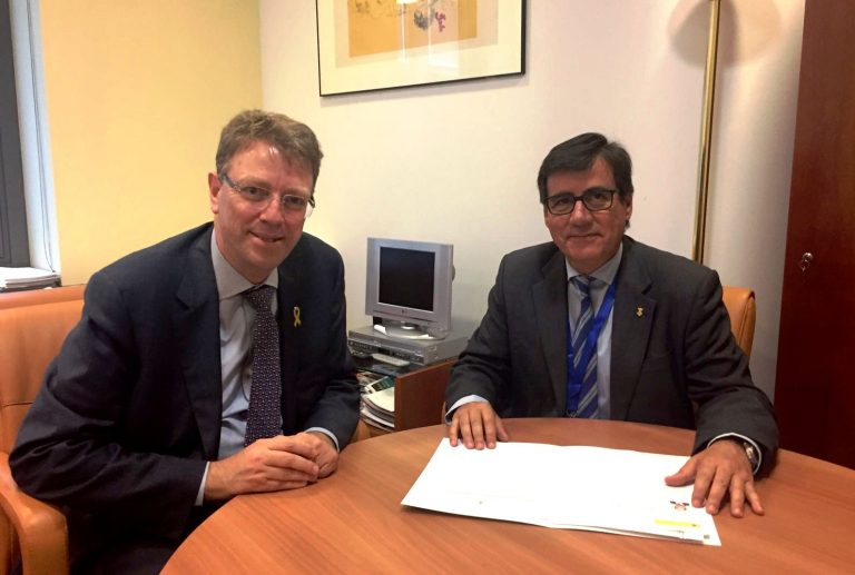 Xavier Fonollosa es reuneix amb diputats al Congrés per desencallar les inversions de l’Estat pendents a Martorell