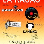 Cartell dels concerts de 'La Kacau' 2018