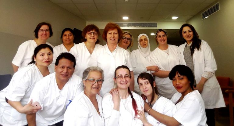 Alumnes del curs ‘Atenció sociosanitària a persones depenents’ comencen les pràctiques