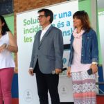 Votacions del Consell d'Infants 2018. Míriam Riera, Xavier Fonollosa i Núria Canal