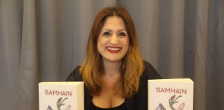 Henar Casal, presentant 'Samhain', la seva primera novel·la