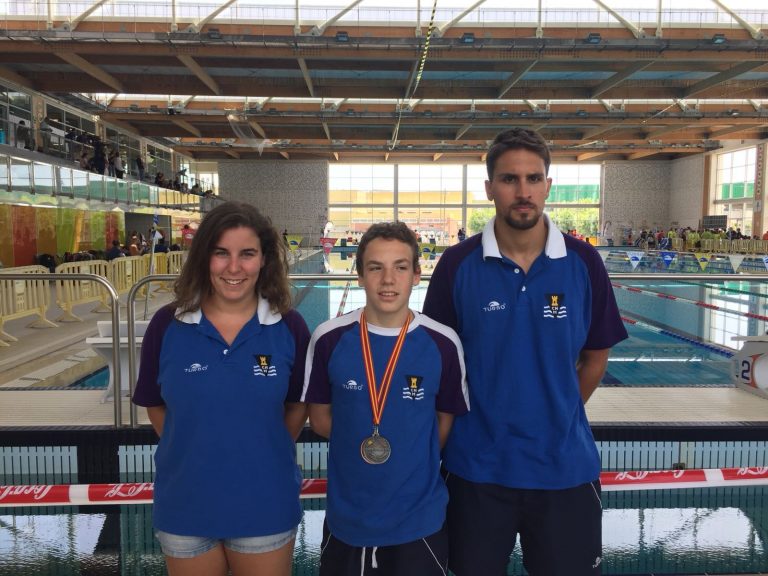 El martorellenc Pol Sallent tanca el Campionat d’Espanya de natació adaptada absoluta amb dues medalles