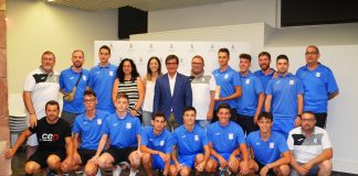 Premi al juvenil A de l’AEPMFSM pel segon ascens de categoria consecutiu Recepció Associació Esportiva Pares i Mares Futbol Sala Martorell