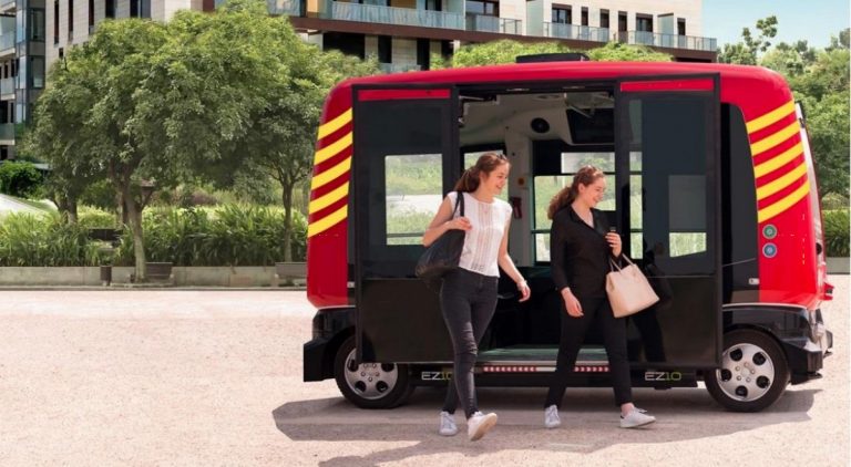 El primer autobús elèctric i sense conductor de Catalunya es provarà a Martorell