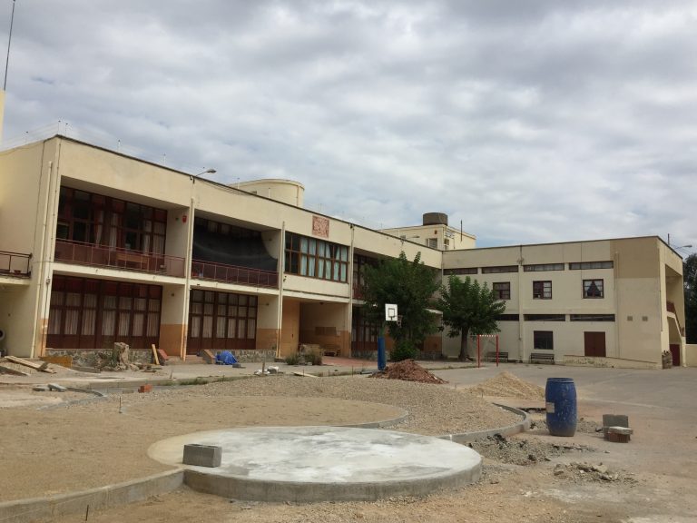 En marxa la primera fase de les obres de remodelació del pati d’Els Convents