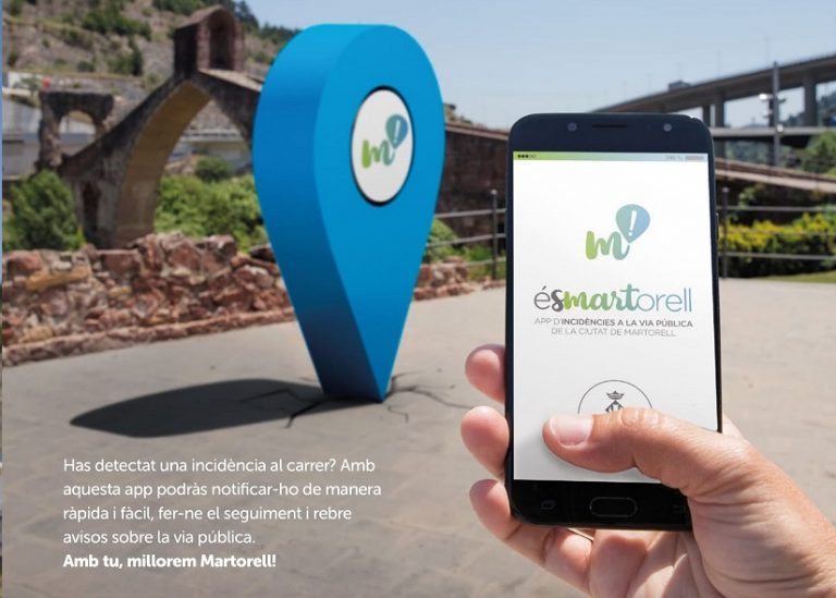 En marxa ésMartorell, l’aplicació de mòbils per notificar incidències a la via pública
