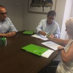 Signatura conveni Fundació Laboral