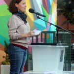 Acte commemoratiu de l'1-O d'Òmnium Cultural. Núria Domènech