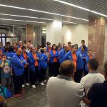 Recepció als participants dels Special Olympics
