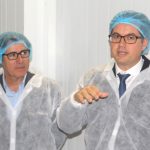 Inauguració de l'ampliació de Vira Brands. Xavier Fonollosa i Marc Ramon