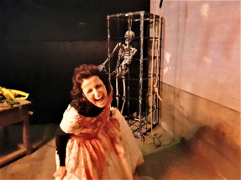 La Casa del Terror atrau petits i grans a la 2a Fira de Bruixes de Fem Vila