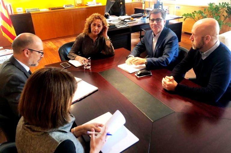 Fonollosa es reuneix amb la consellera de Justícia per posar les bases del nou edifici judicial