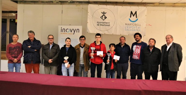 El Club Escacs Martorell lliura els premis d’un Open multitudinari i celebra el torneig de partides ràpides