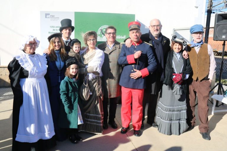 Martorell-Enllaç acull la celebració dels 125 anys de la línia Martorell-Igualada de FGC