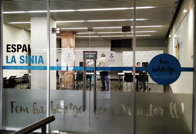 L’Espai La Sínia obre divendres a la planta baixa de l’Ajuntament
